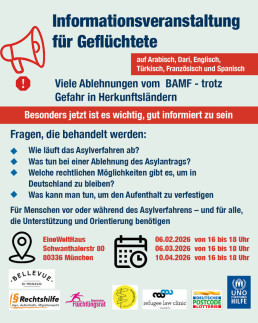 Informationsveranstaltung für Geflüchtete