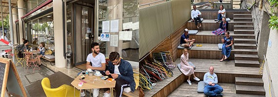 Café Außenbereiche