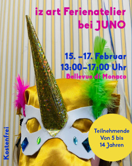 iz art Ferienatelier bei JUNO (Fasching) 