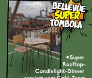 Super Rooftop-Candlelight-Dinner serviert vom Ca´fé-Team